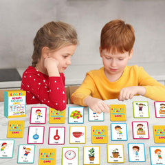 gisgfim opposites memory cards detailed illustrations with color-rich visuals to engage kids