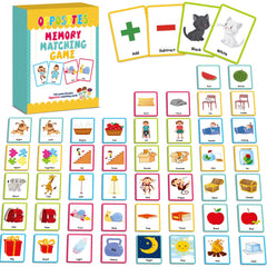 gisgfim opposites memory cards set box, organized storage for durable, repeatable play