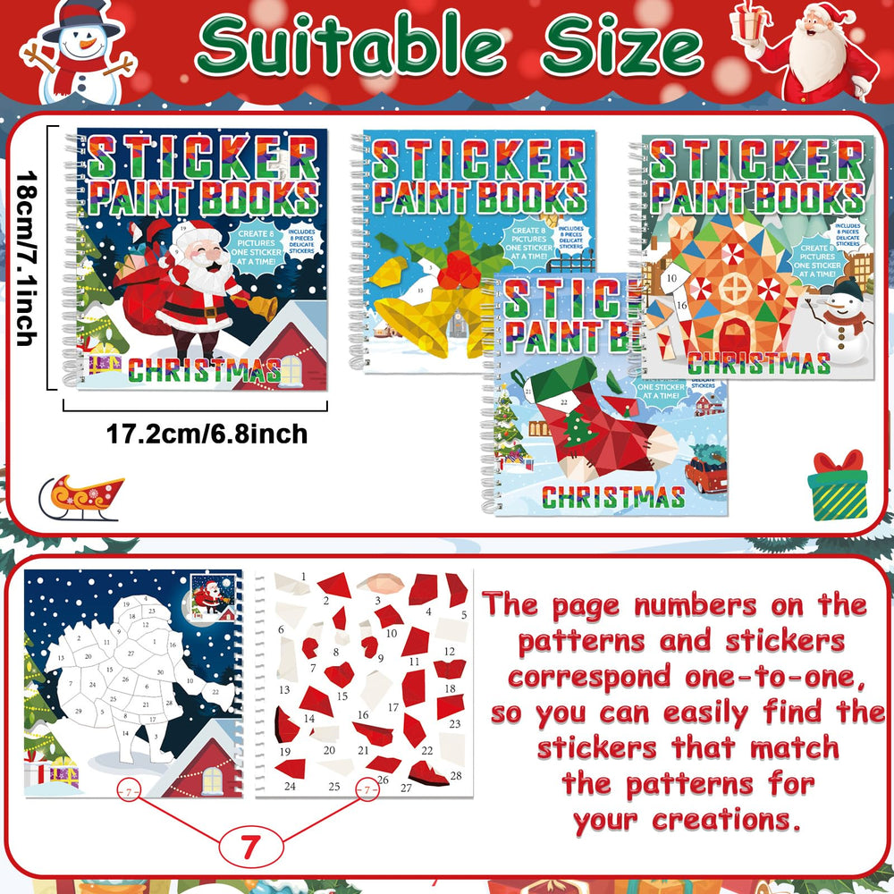 Gisgfim penguin sticker paint book page offers a playful theme that supports number placement practice