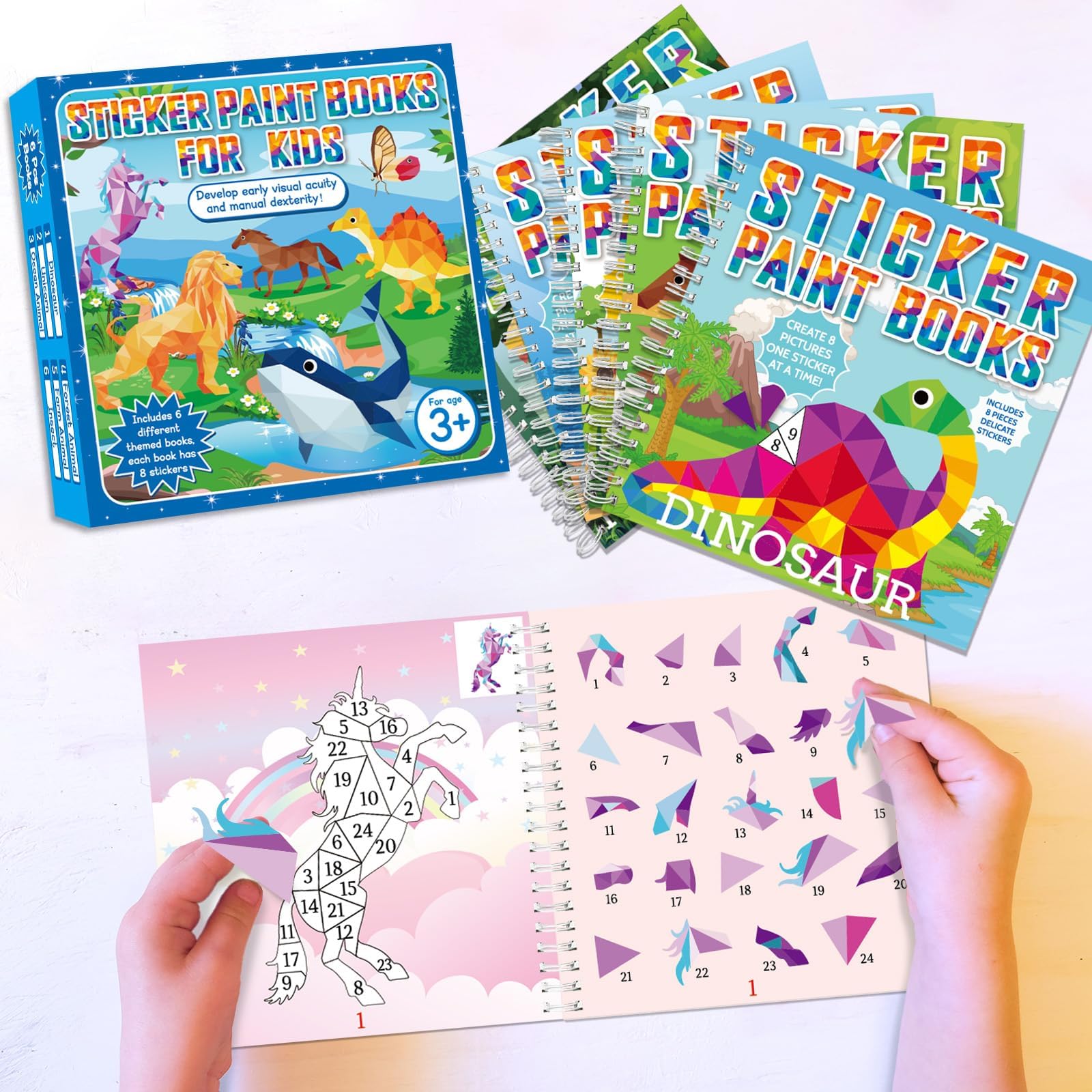 gisgfim sticker-paint activity box enables easy tearing and sharing.