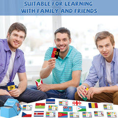 gisgfim World country flashcards gift-ready packaging for teachers and students.
