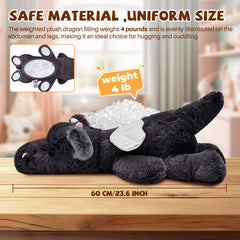 Gisqis dragon plush on bed, a comforting sleep companion.
