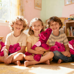 Gisqis premium cotton dragon plush meets safety standards for safe play.