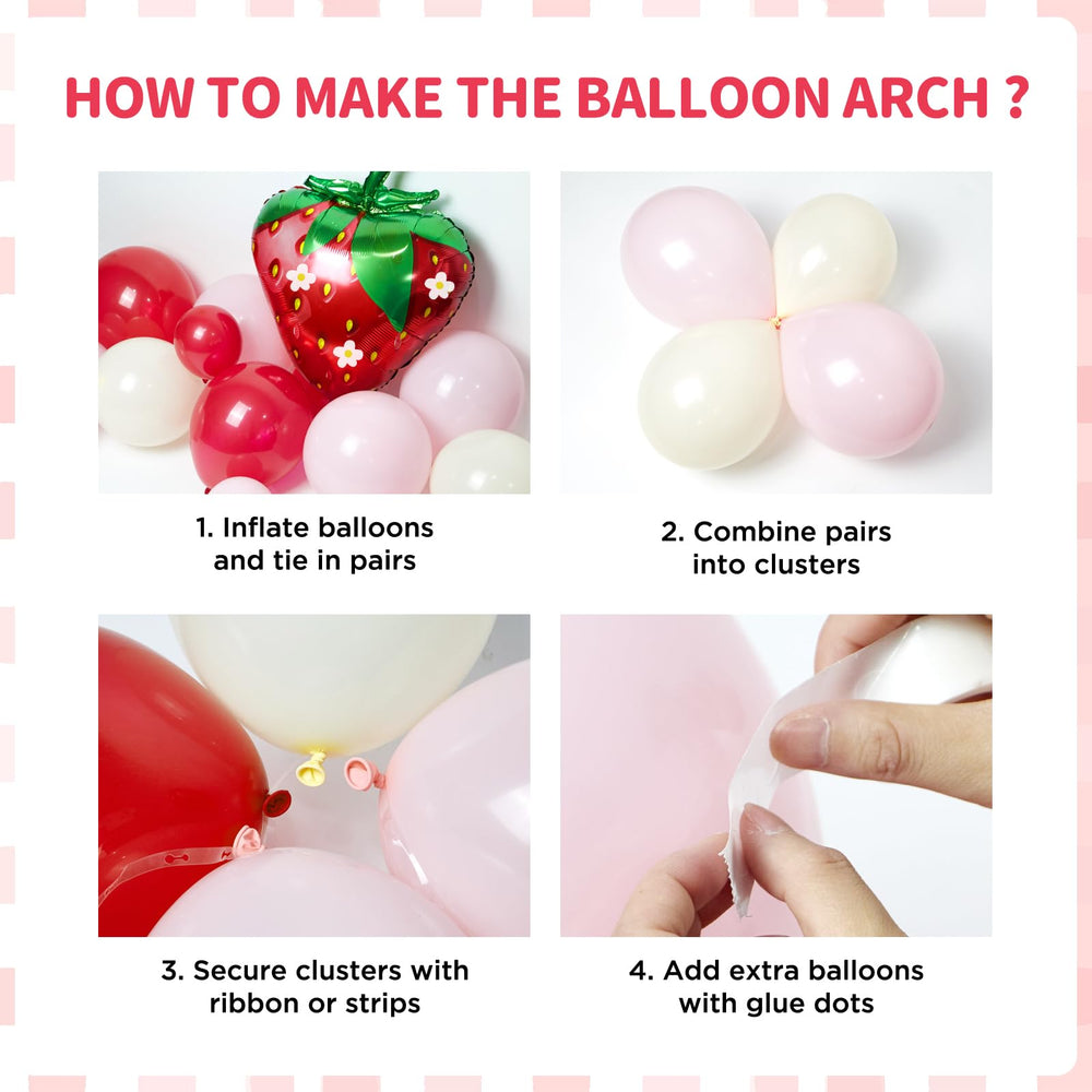GIZIUXNE light pink balloons create soft candy-colored layers for arches.