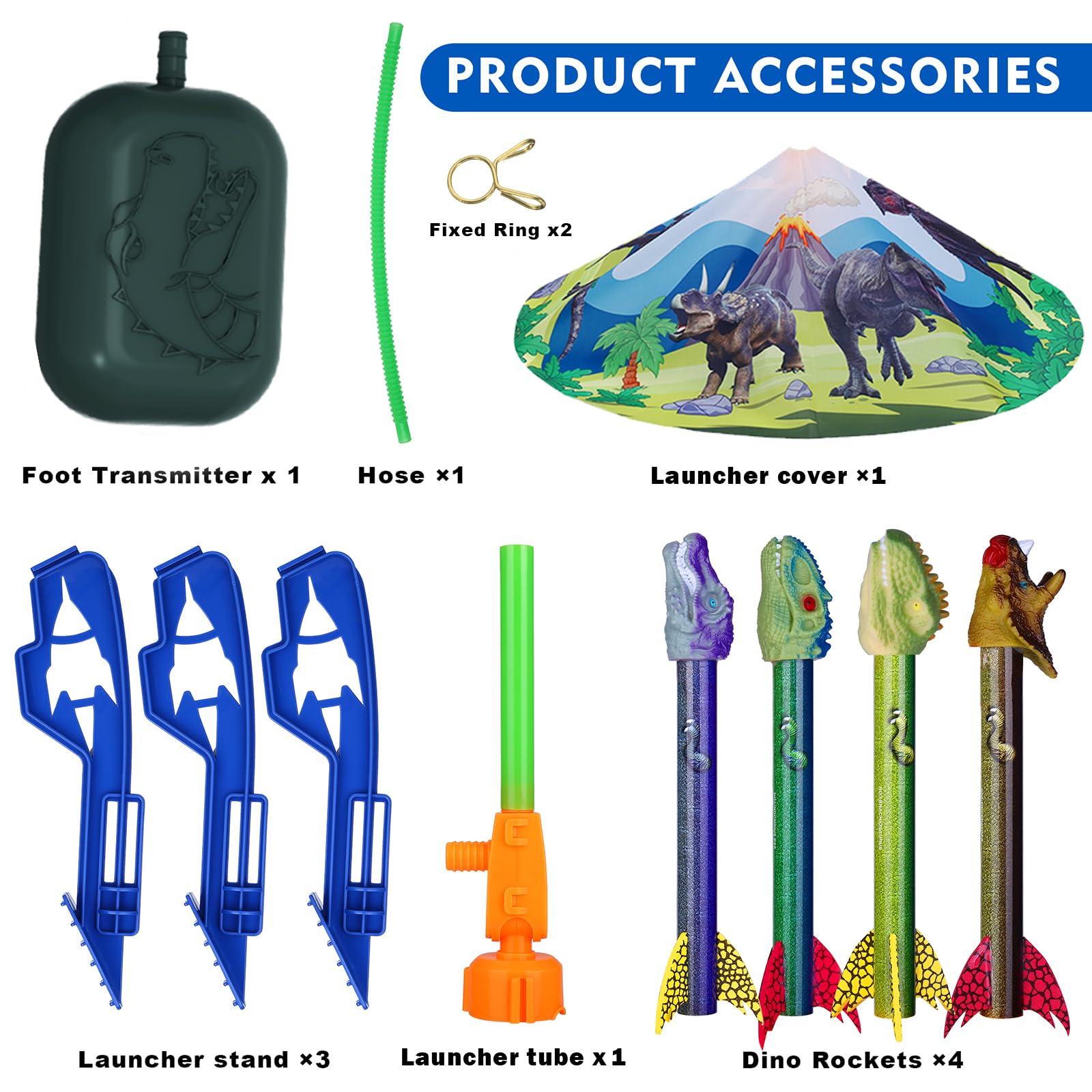 Gizzjoy adjustable launch tube lets kids control trajectories safely.