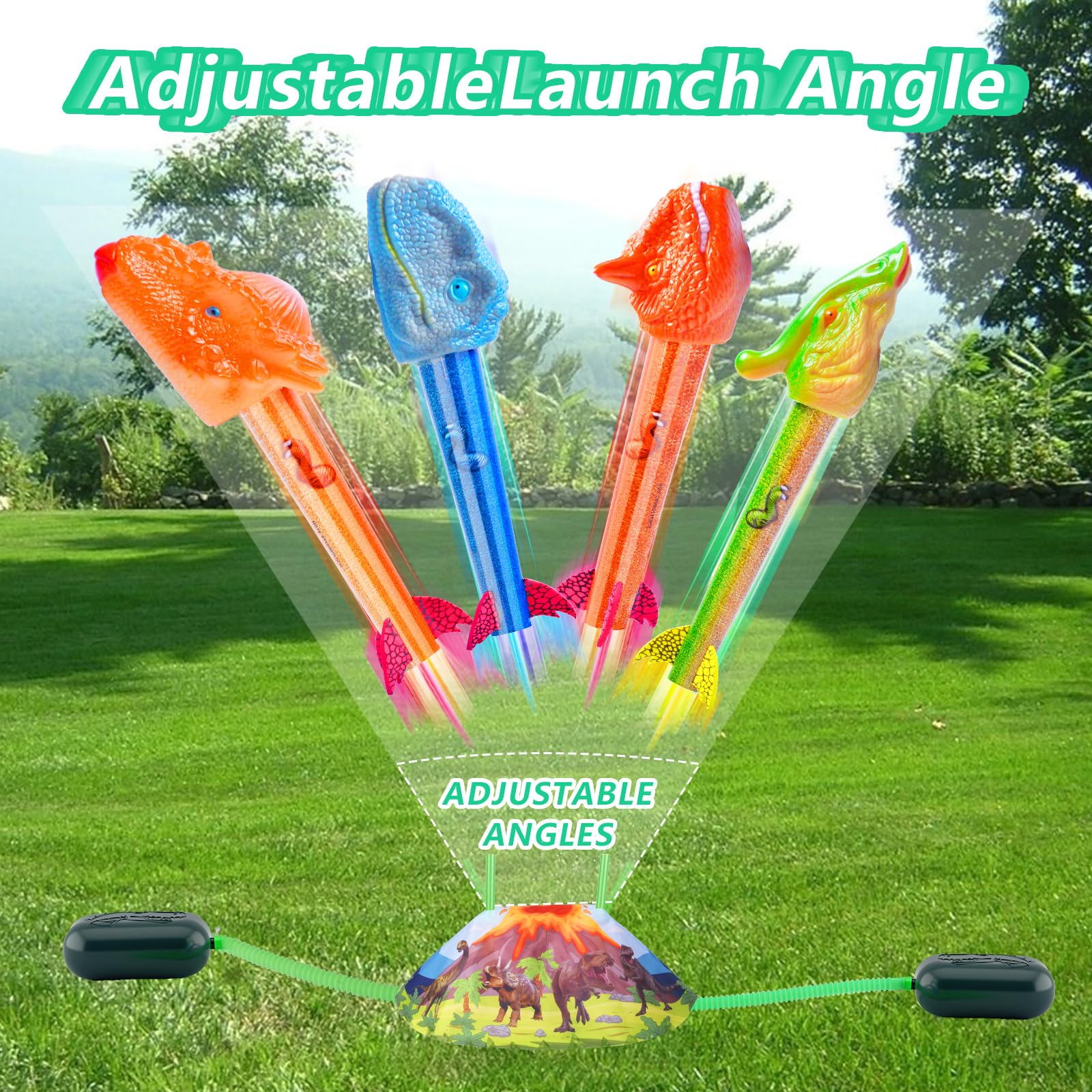 Gizzjoy foam rockets are safe and battery-free for kids