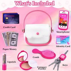 GJZZ Play Purse detachable shoulder strap enables adjustable carry during playtime.