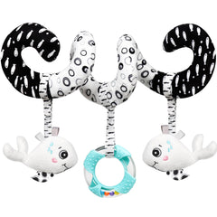 GKDOMS spiral hanging toy for strollers to stimulate visual tracking
