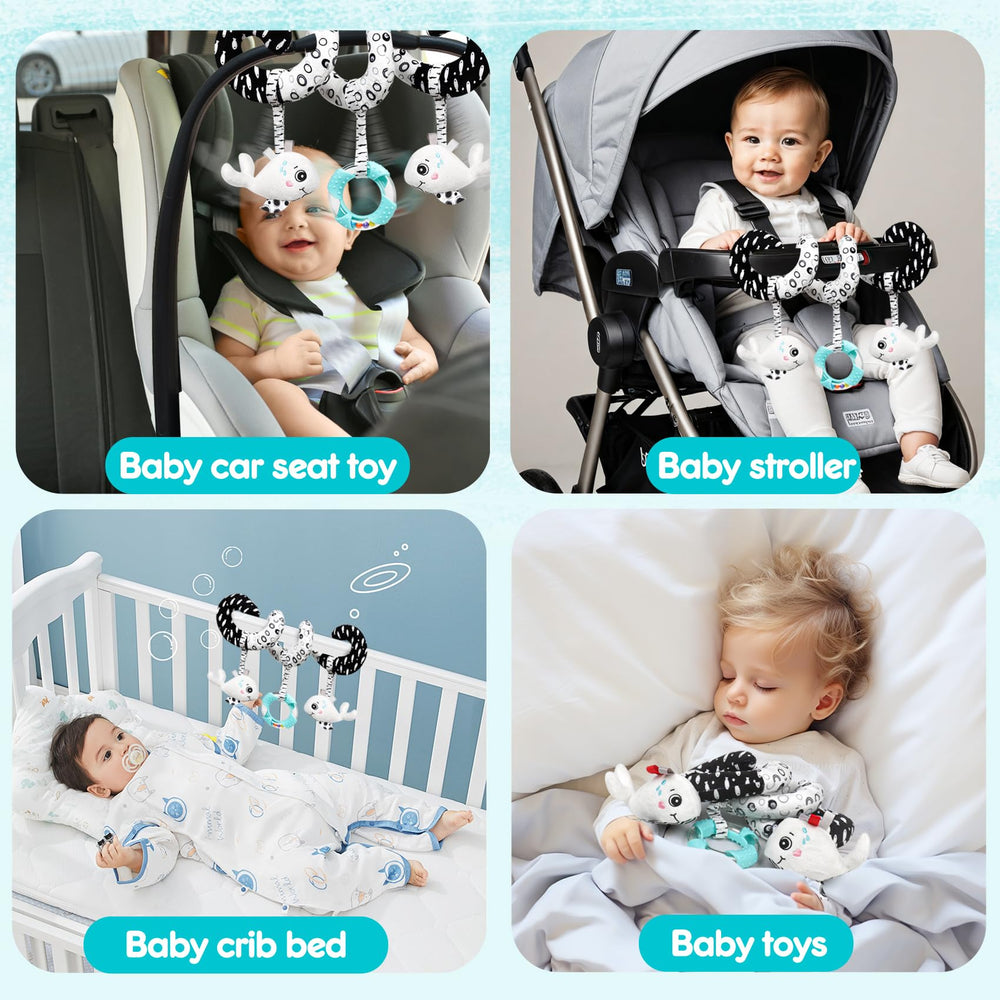 GKDOMS portable spiral toy perfect for car rides and travel