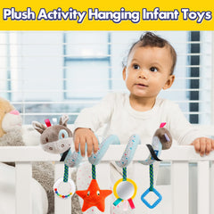 GKDOMS soft plush star provides safe sensory play in car seats