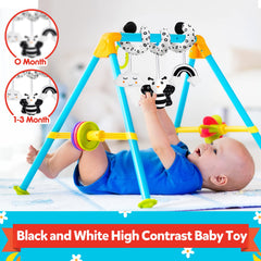 GKDOMS car seat attachment toy keeps newborn engaged on the go.