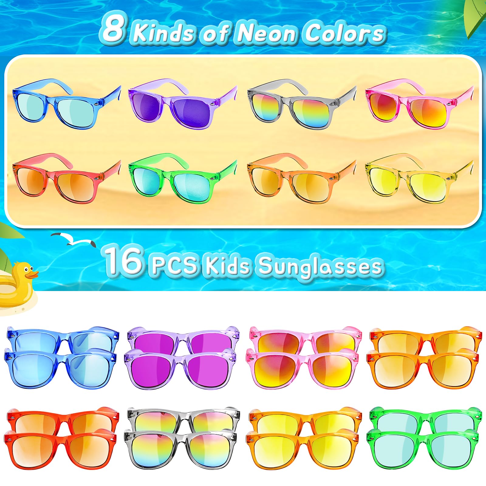 GKTZ UV400 protection reduces glare for outdoor play.
