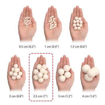 Glaciart One baby mobile crafting felt balls for delicate projects