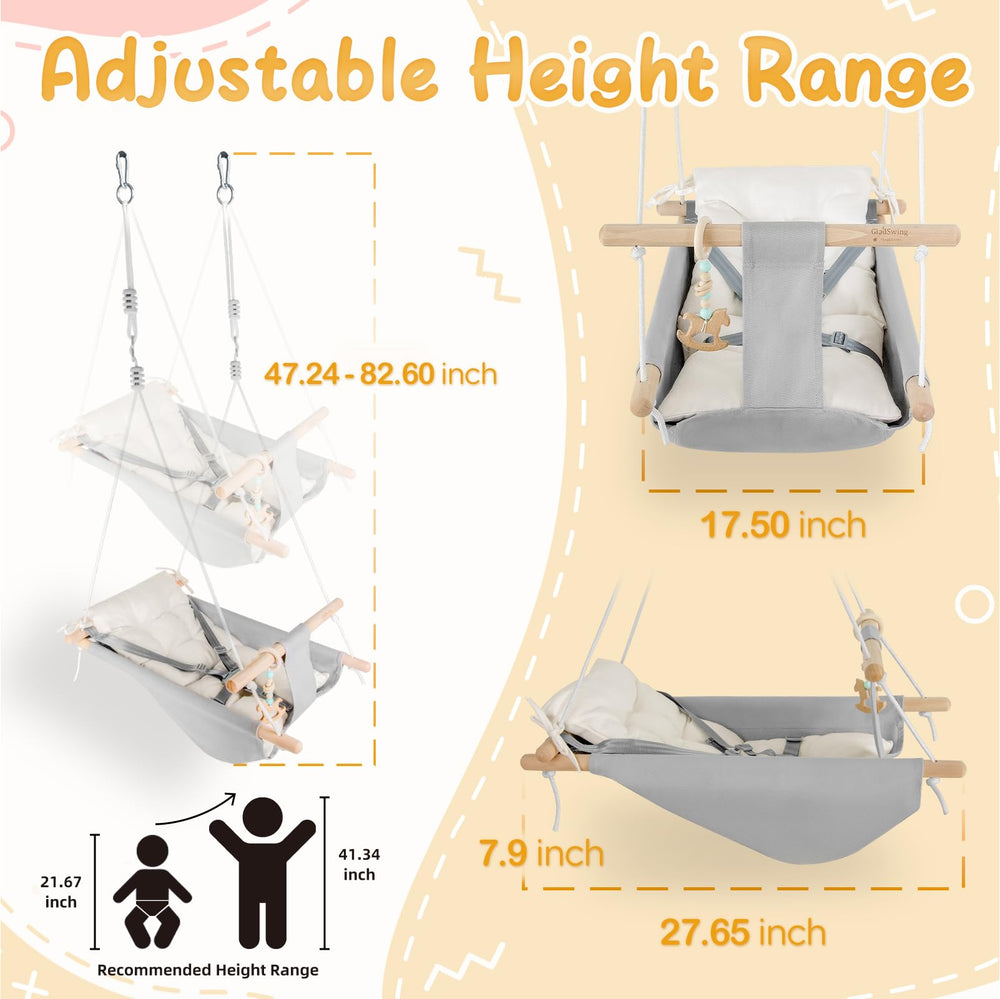 Gladswing natural beechwood frame smooth to the touch