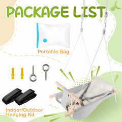 Gladswing removable cushion and soft canvas for easy cleaning and comfort