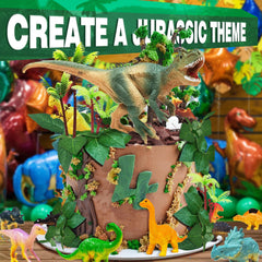 Glahorse coconut tree decor adds tropical flair to festive cakes.