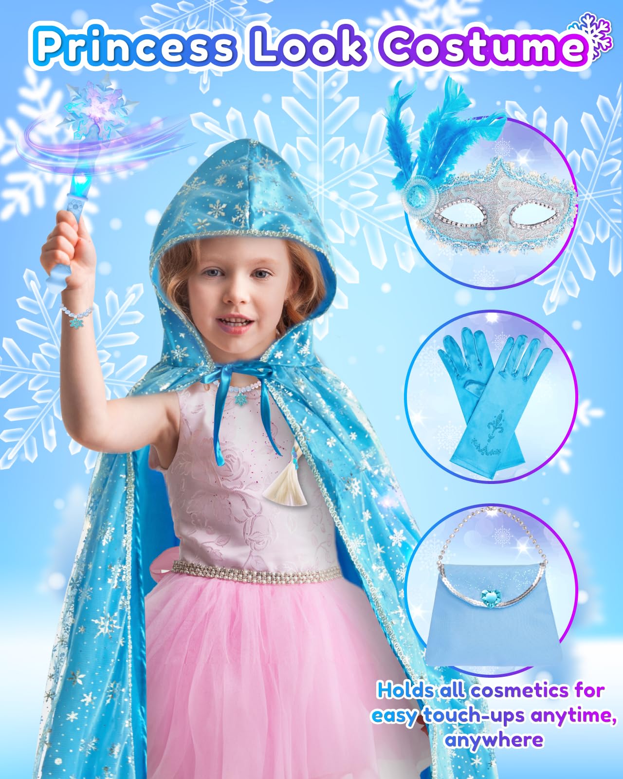 Gleamkid glowing cape enhances night-time storytelling and costume fun