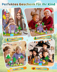 Gleamkid magnetic blocks provide STEM-friendly play that supports spatial awareness and fine motor skills.