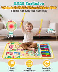 Gleamkid piano keyboard demo mode close-up for guided learning