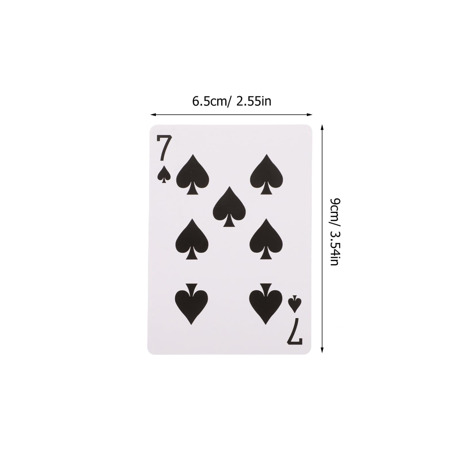 GLEAVI blank sublimation playing cards back designed for back-side design projects