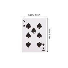 GLEAVI blank sublimation playing cards back designed for back-side design projects