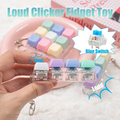 Gliging blue keychain attachment for easy carry