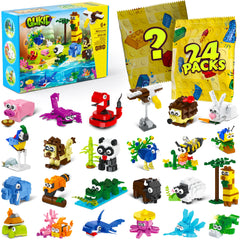 Glikid 24-pack valentines party favors with surprise animal bags for classroom fun.