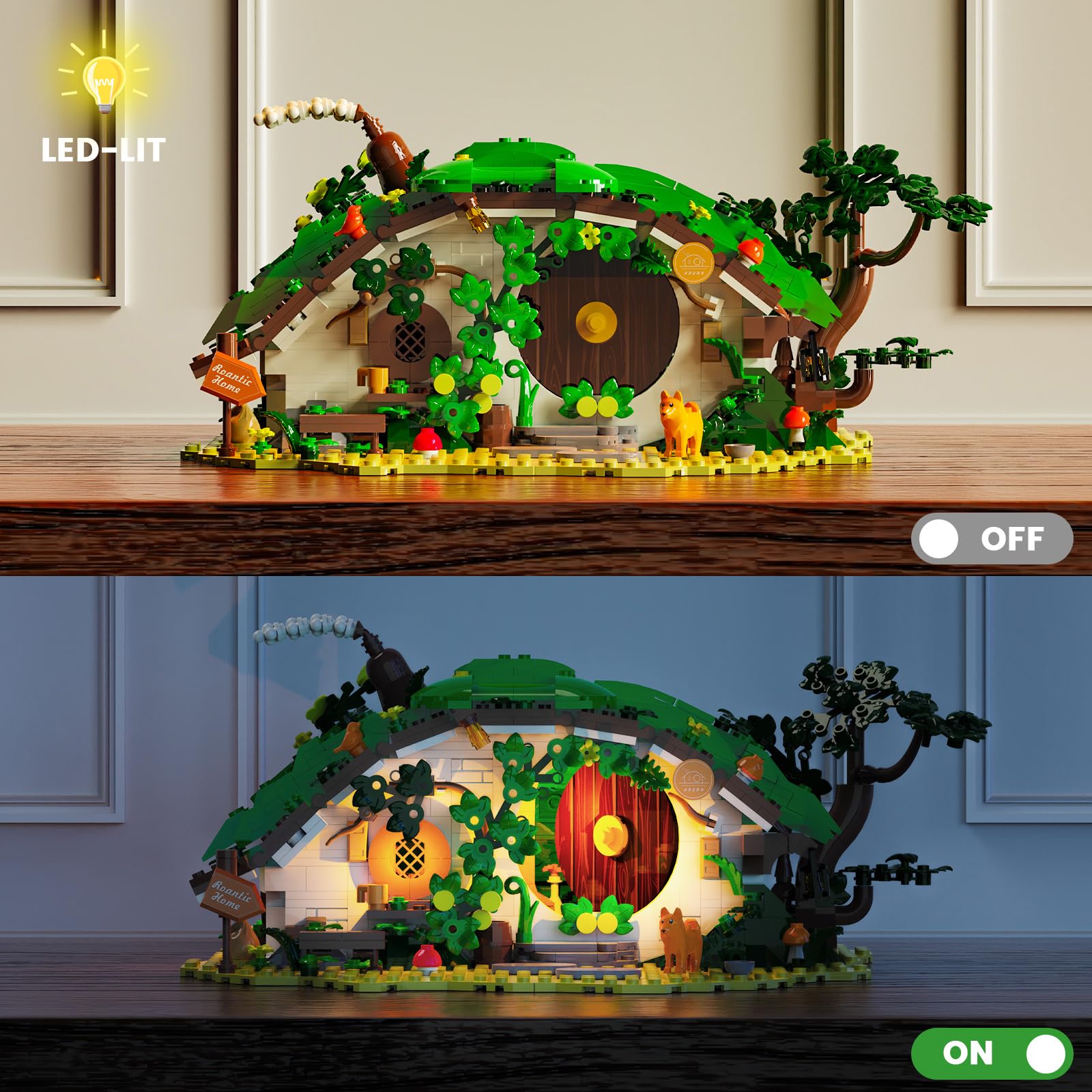 Glikid Dwarf Cabin open roof reveals interior details