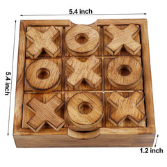 Glintoper four-in-a-row wood board, sturdy construction for quick, engaging rounds.