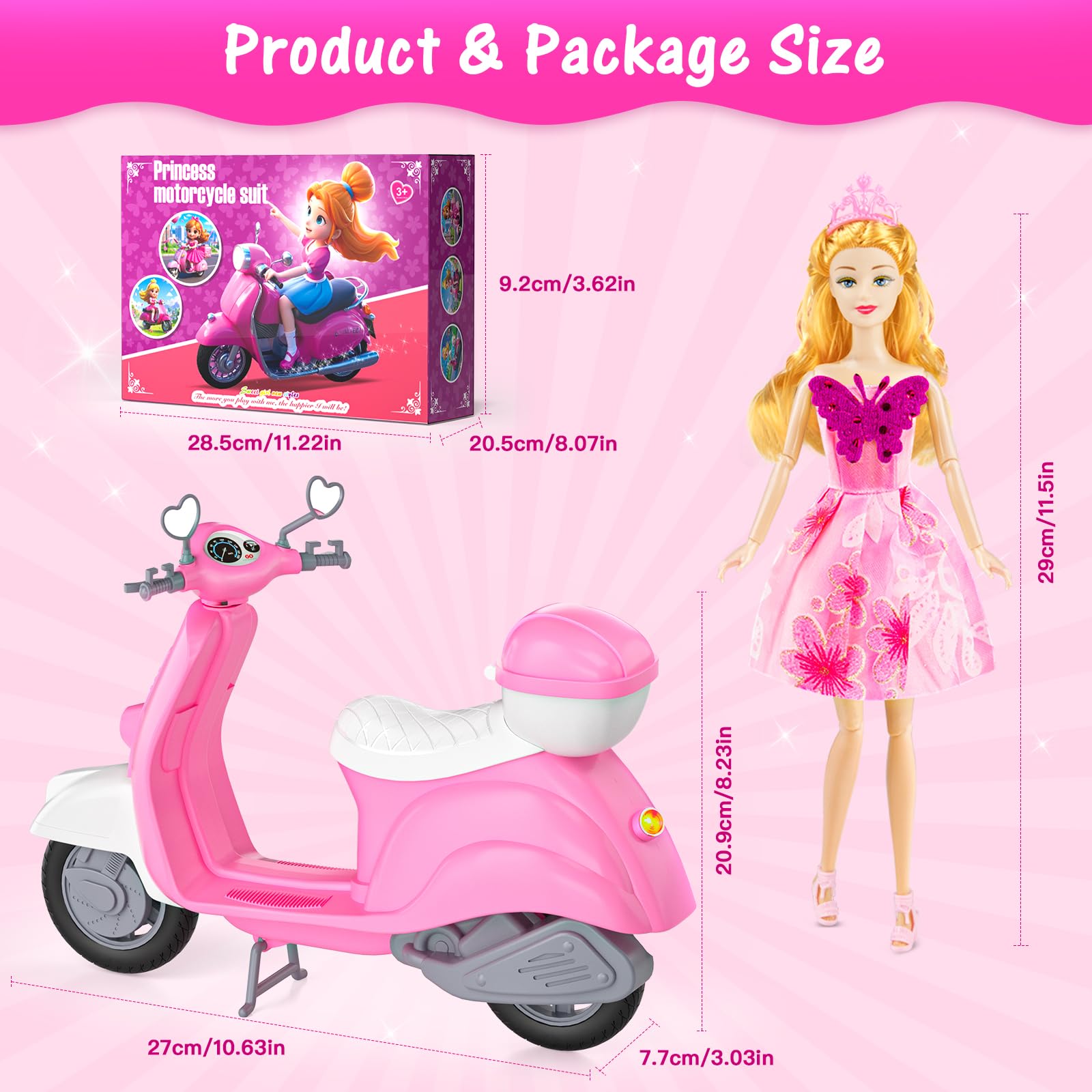 Glisiol doll shoes set with 10 pairs for versatile looks.