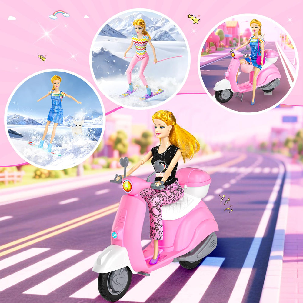 Glisiol wedding dress for the 11.5 inch doll, ready for storybook moments.