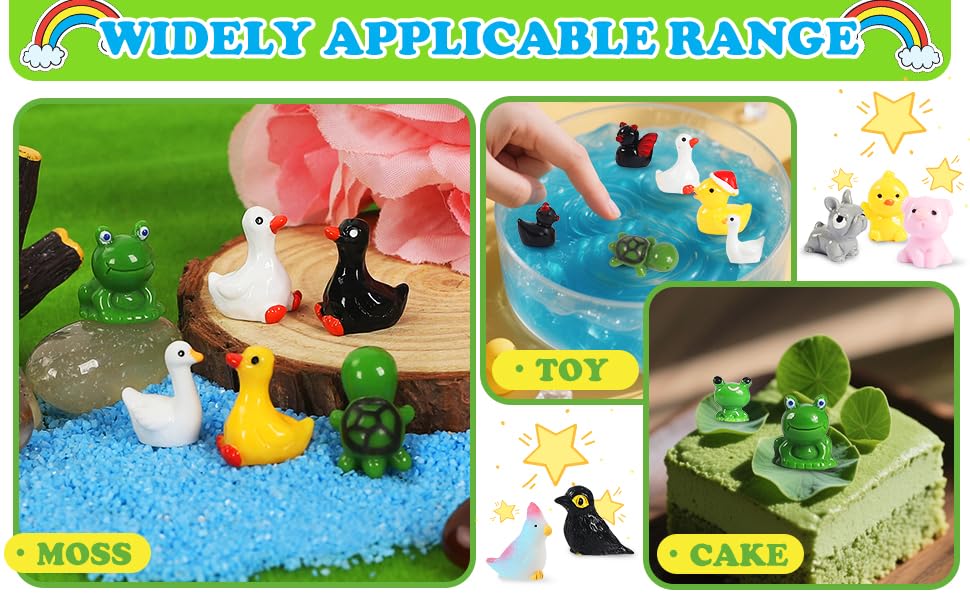 GliSun mini resin rabbit figure for cake decorations and tiny table displays.
