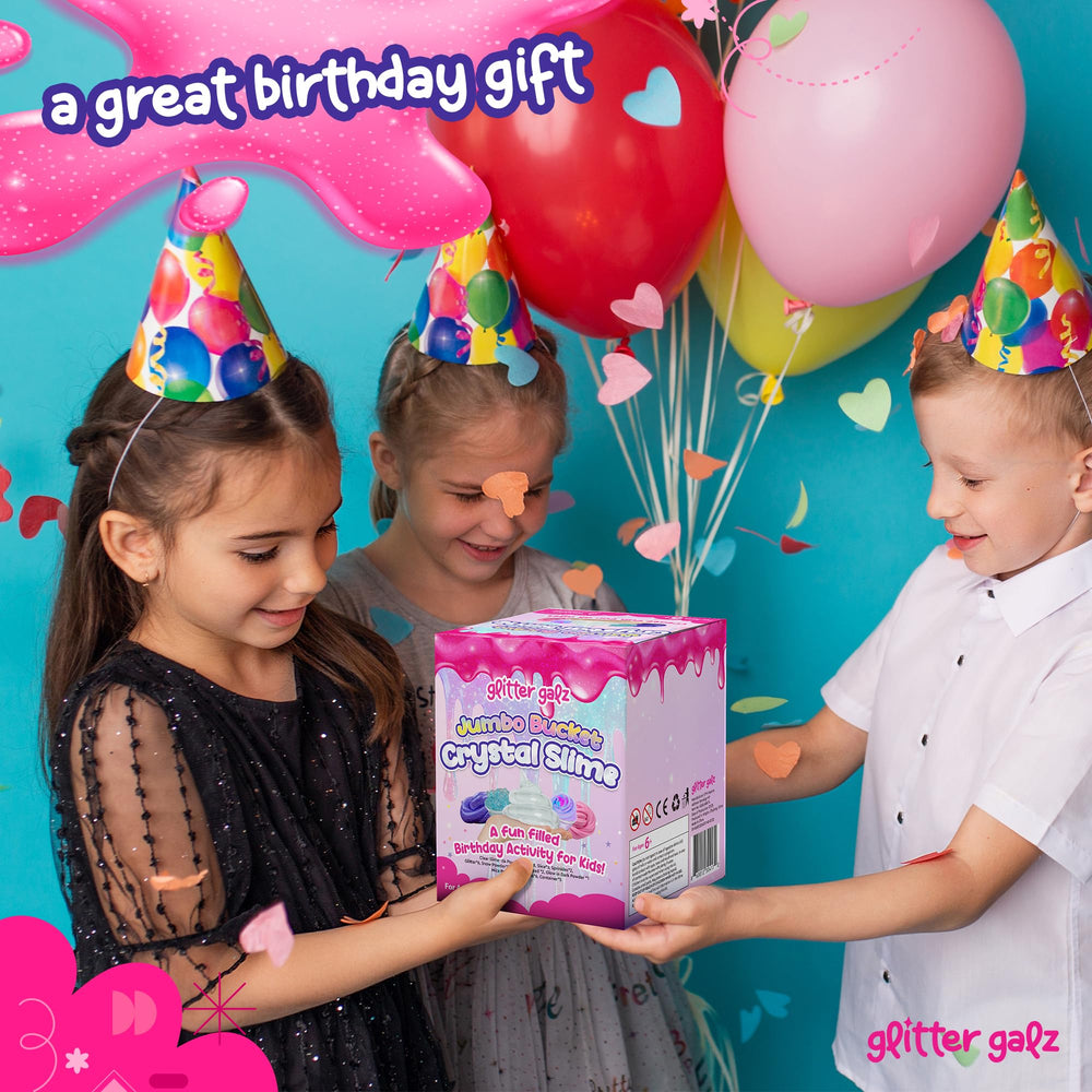 Glitter Galz gift-friendly slime set idea for birthdays and rainy days
