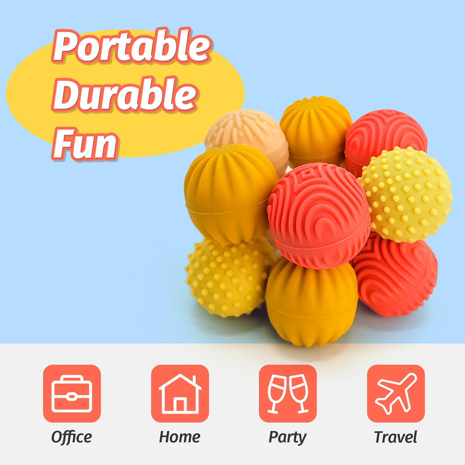 GLMZZ eight-piece set offers tactile variety for sensory seekers and neurodiverse users.