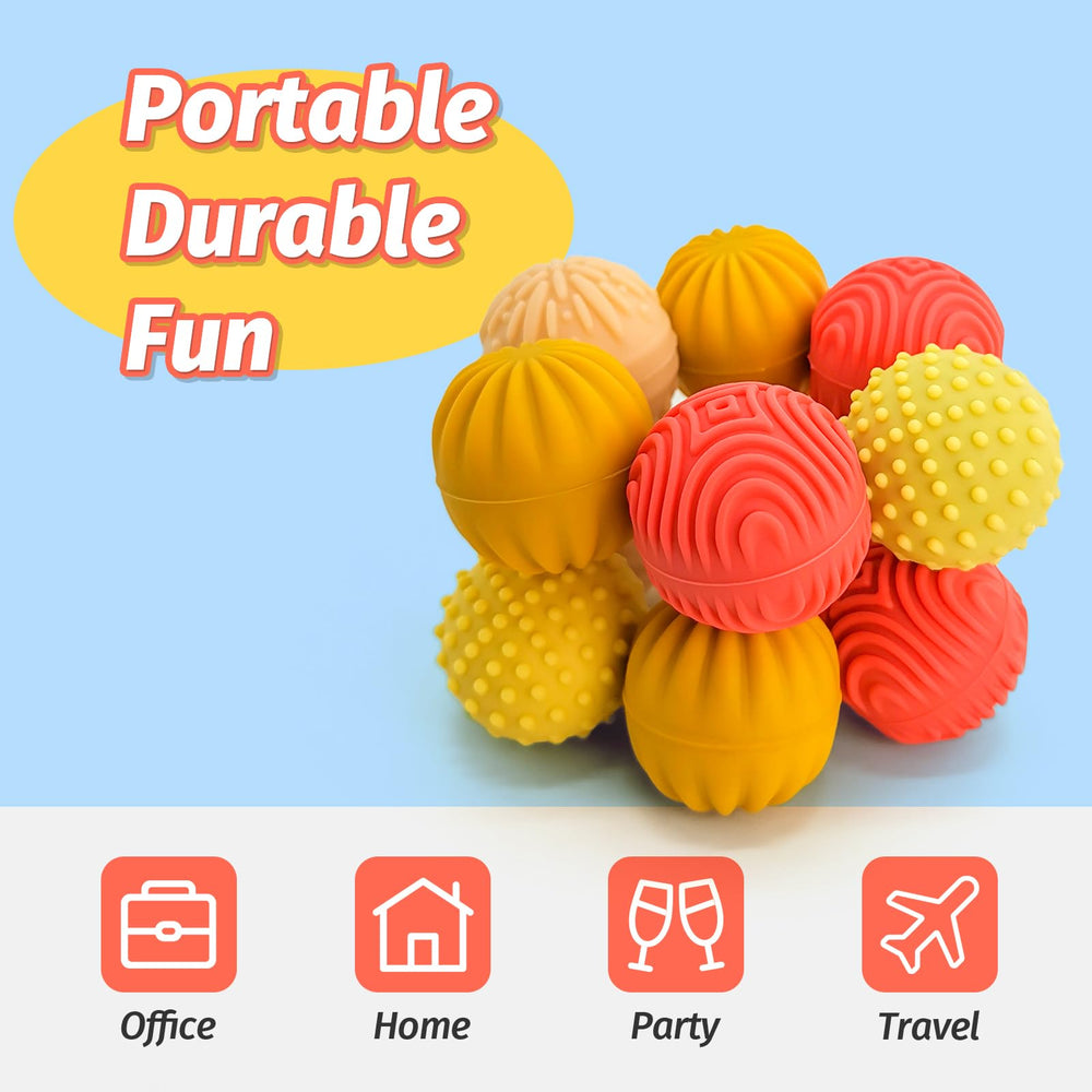 GLMZZ eight-piece set offers tactile variety for sensory seekers and neurodiverse users.