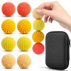 GLMZZ fidget magnet ball orange sensory set enhances focus during study sessions.