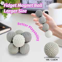 GLMZZ silicone-finished balls with four textures for varied tactile stimulation.