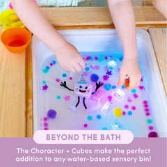 Glo Pals Party Pal reusable light-up cubes for multiple baths