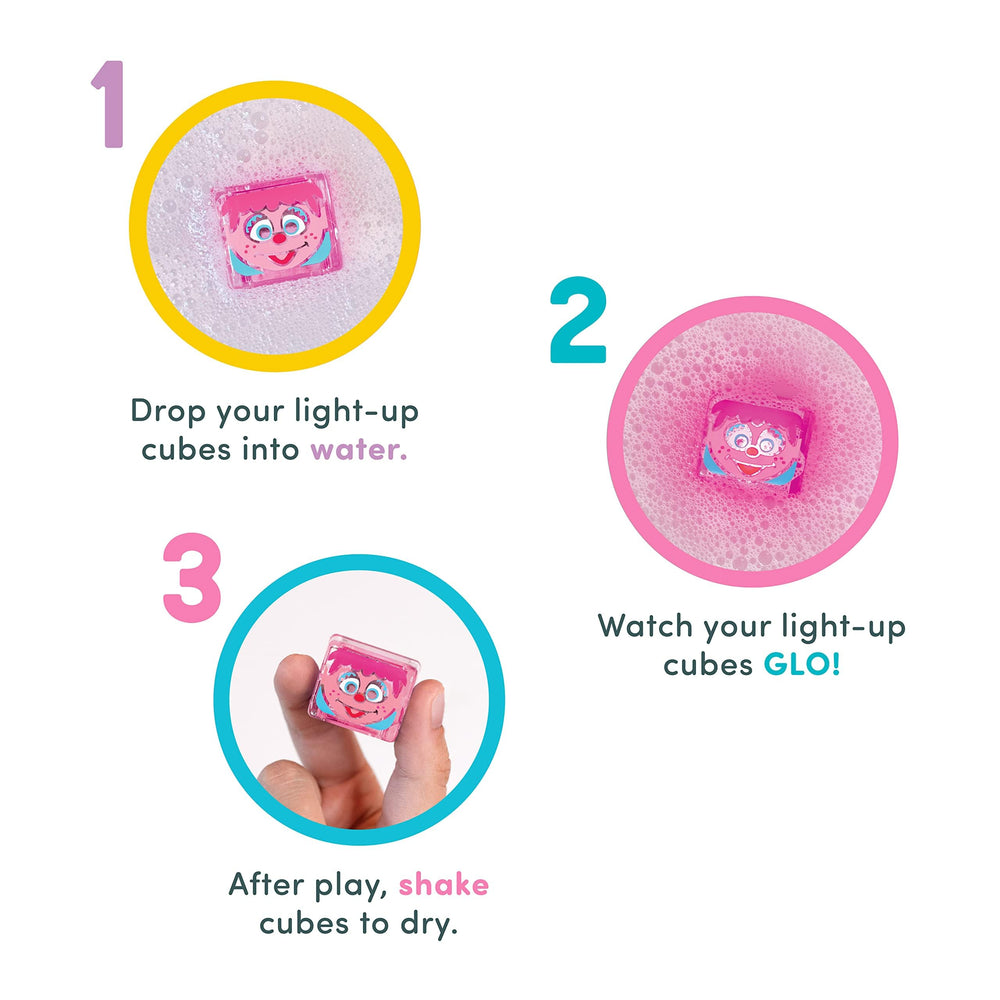 Glo Pals extra cubes tucked inside the box extend playtime and exploration.