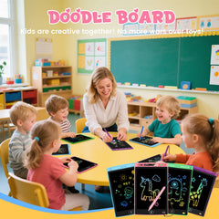 Glochin 2-pack kid drawing on tablet captures colorful practice and imagination.