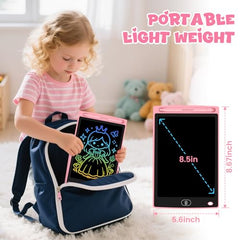 Glochin 2-pack in-use doodle session demonstrates screen-free creativity during travel.