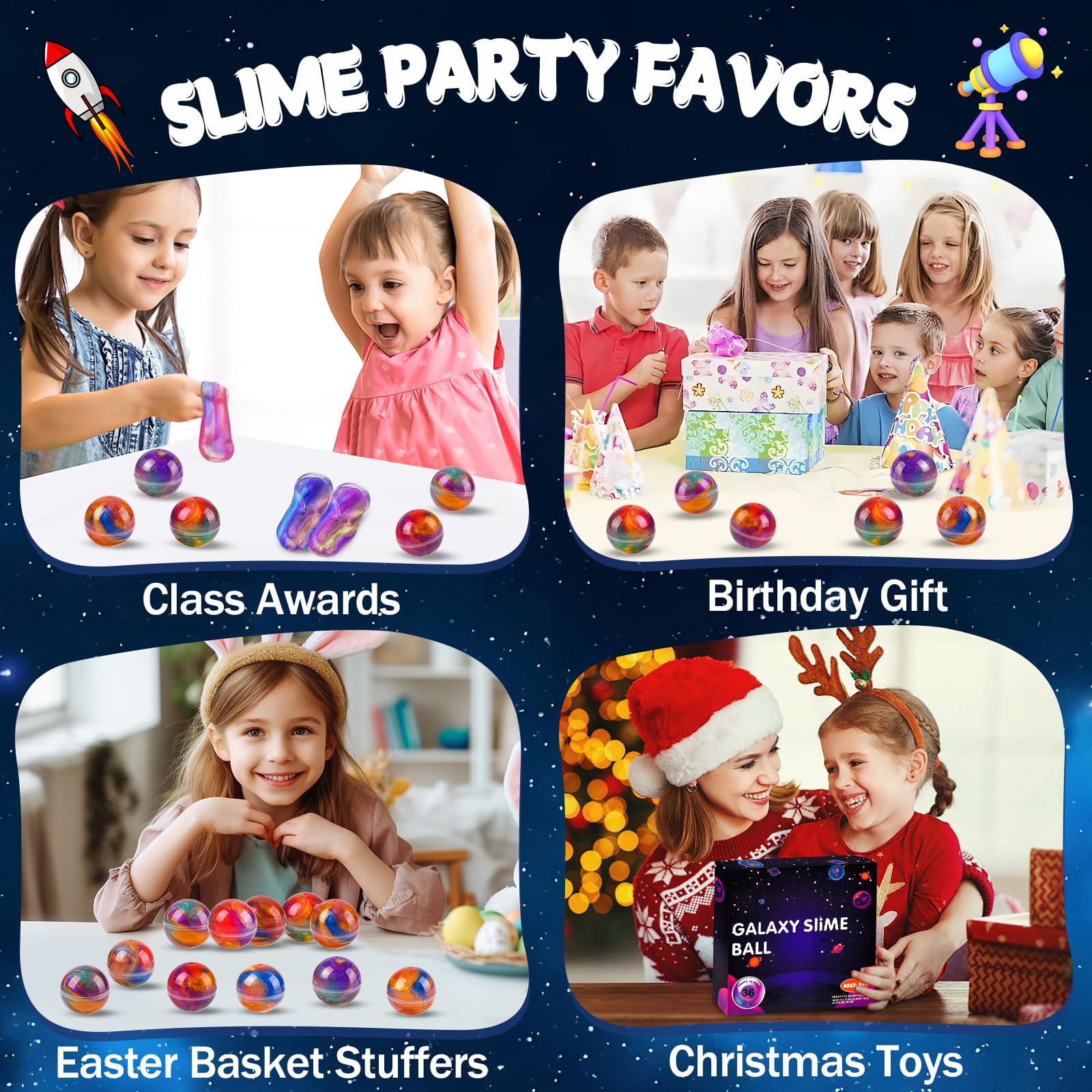 Glompgz slime gift box keeps contents organized and portable.