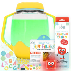 Glo Pals light-up cubes water-activated for bath time glow and tactile play