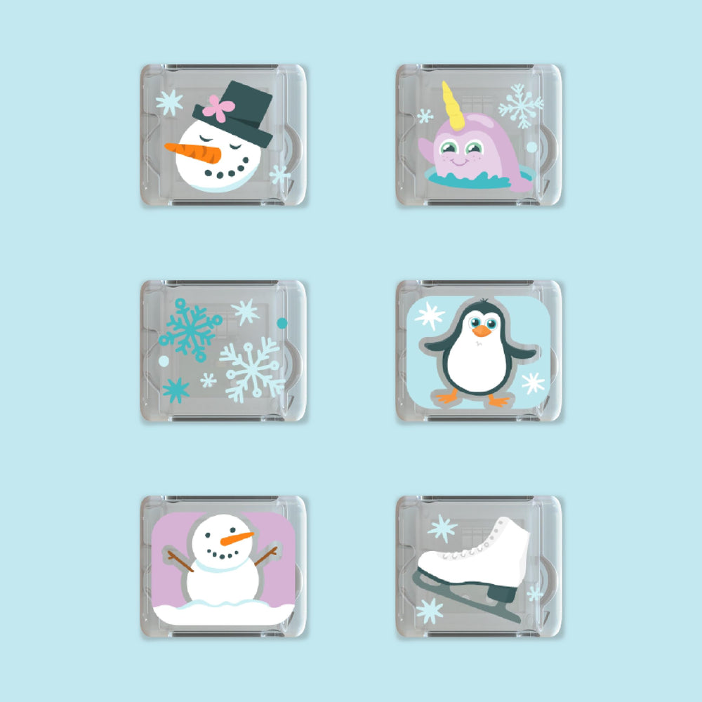 Glo Pals Valentine design bath cube adds festive glow to bath time and sensory fun