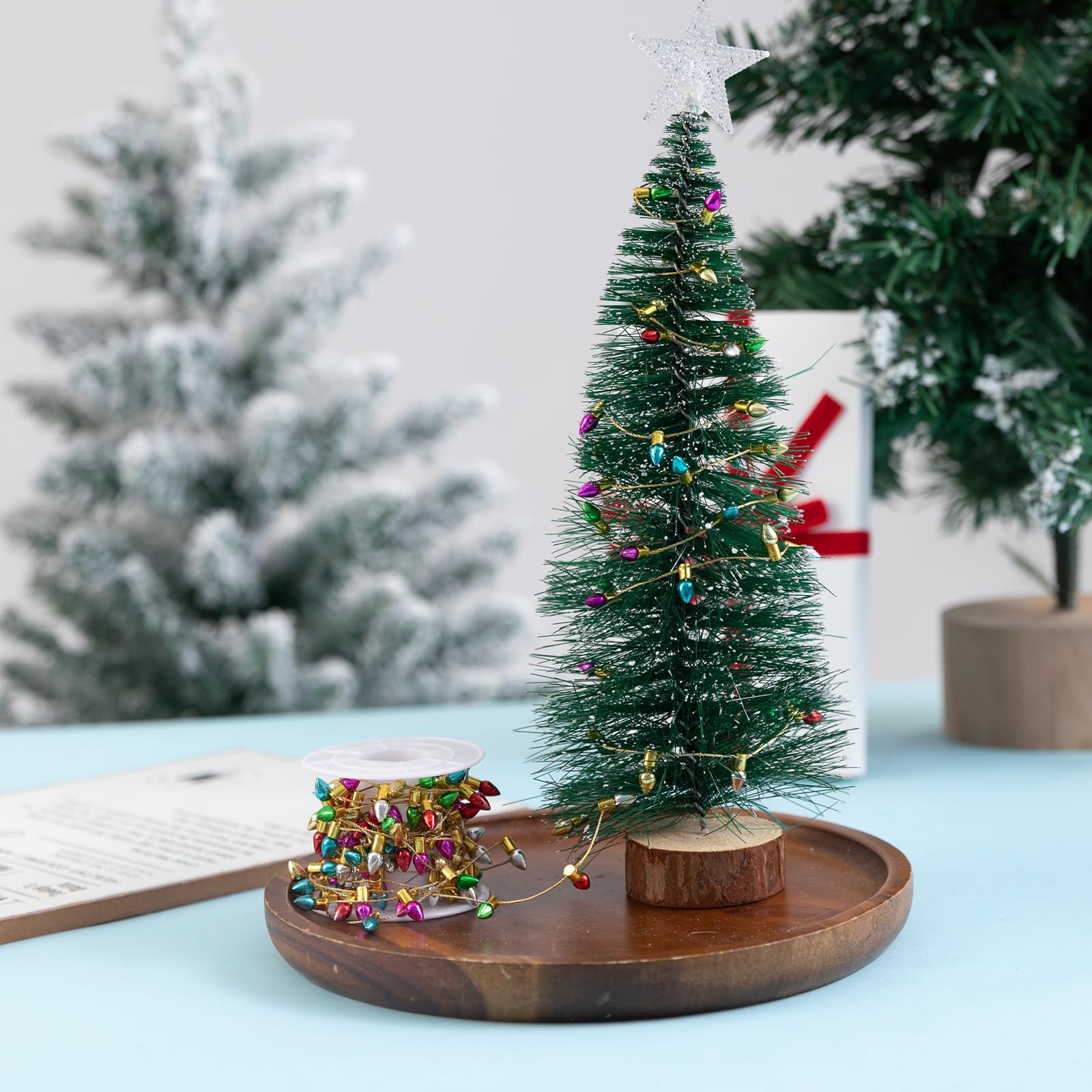 Gloreyan lights lining a fairy garden path spark imagination and ambiance.
