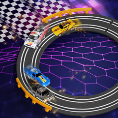 Glorryearst four-car set brings colorful competition to the track.