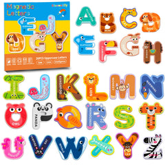 Gloswetify Easter basket letters magnets help toddlers learn letters through play