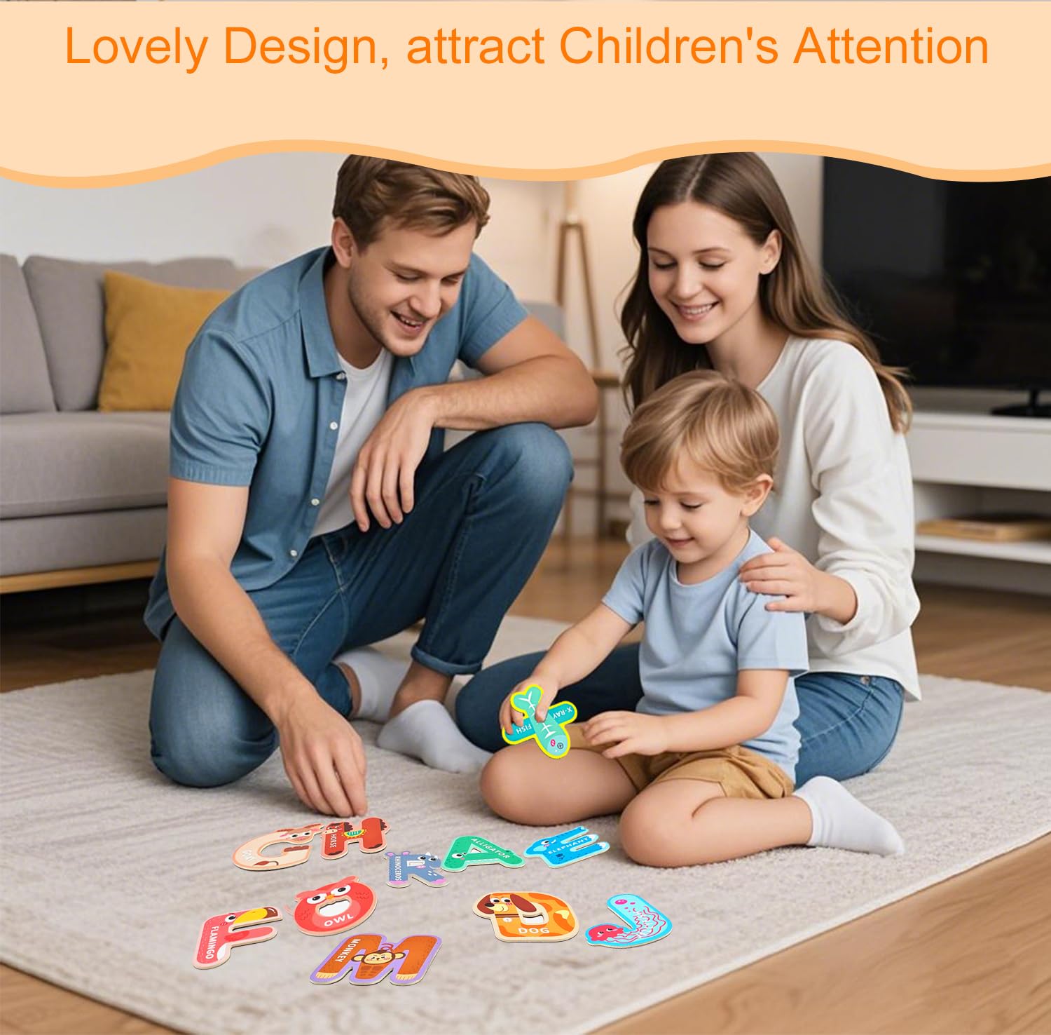 Gloswetify fridge magnet play set inspires family learning sessions