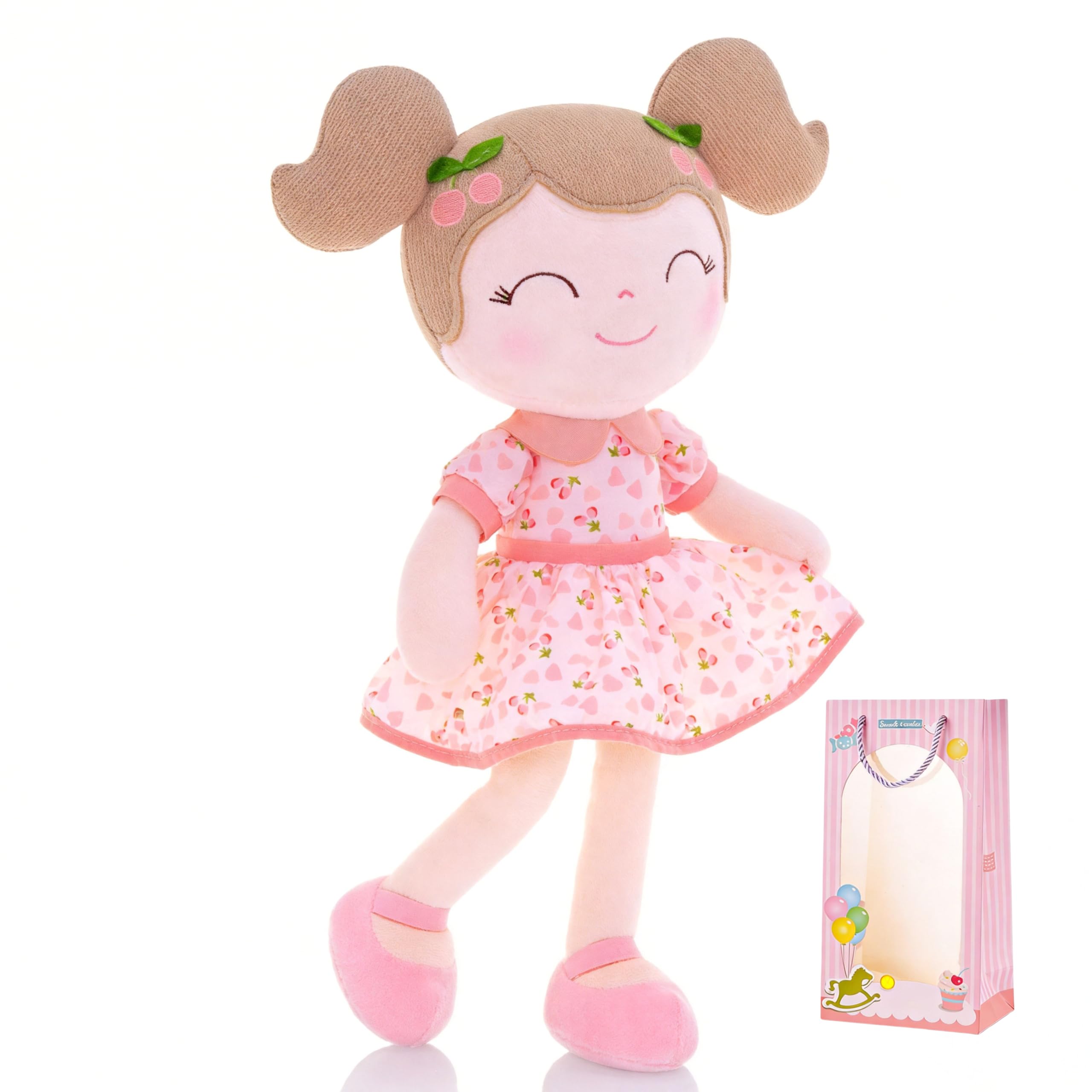Gloveleya baby doll 16-inch size, a comforting bedtime companion.