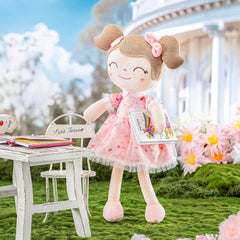 Gloveleya baby doll side view highlighting plush and gentle touch
